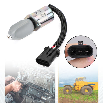 For Bobcat Excavator 325 328 331 334 Fuel Shut Off Solenoid 6681513 12V