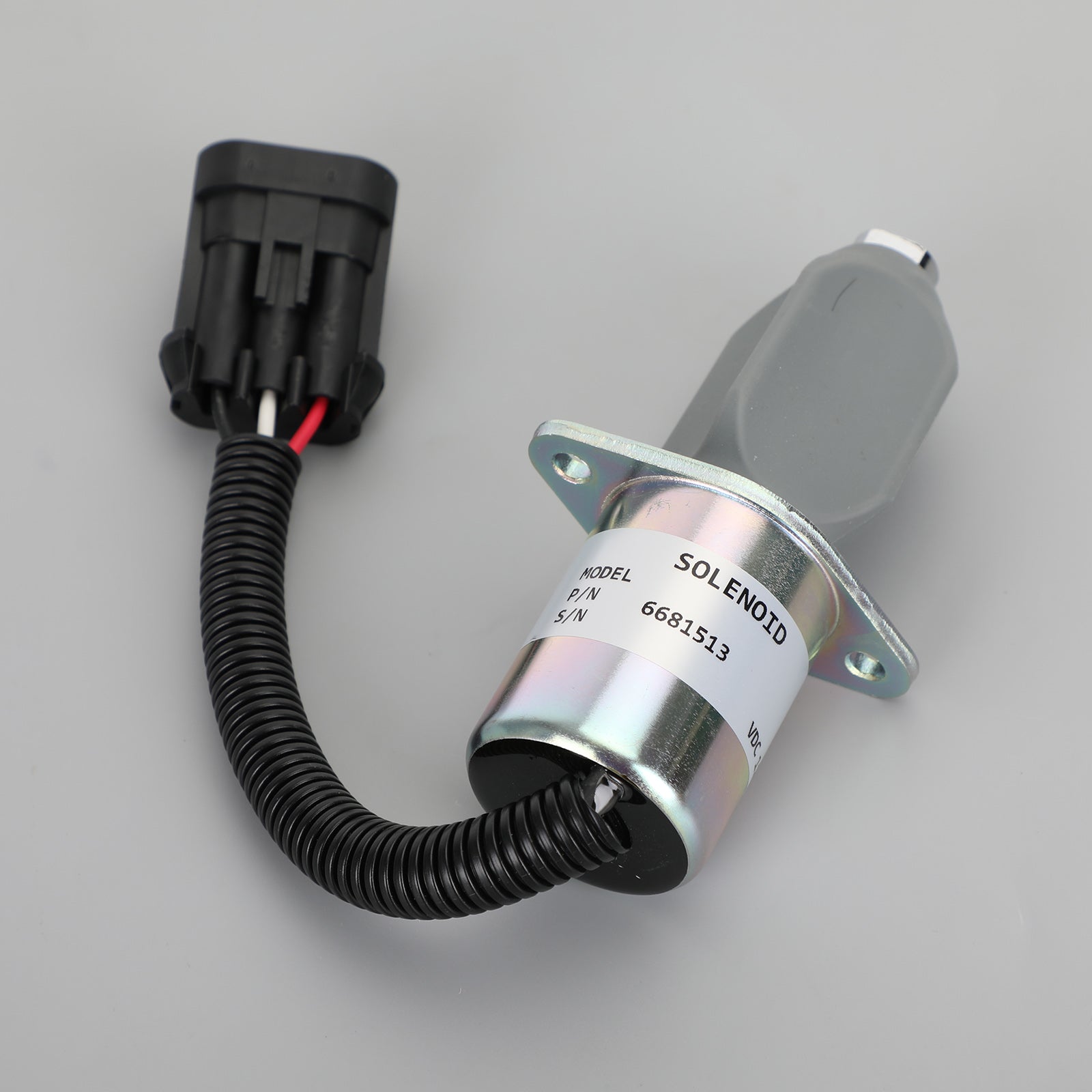 For Bobcat Excavator 325 328 331 334 Fuel Shut Off Solenoid 6681513 12V