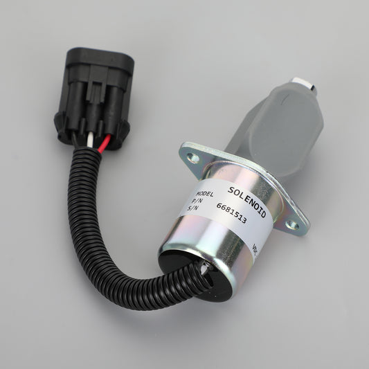 For Bobcat Excavator 325 328 331 334 Fuel Shut Off Solenoid 6681513 12V