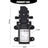 130Psi Dc12V 72W High Pressure Diaphragm Water Self Priming Pump Auto Switch, Straight