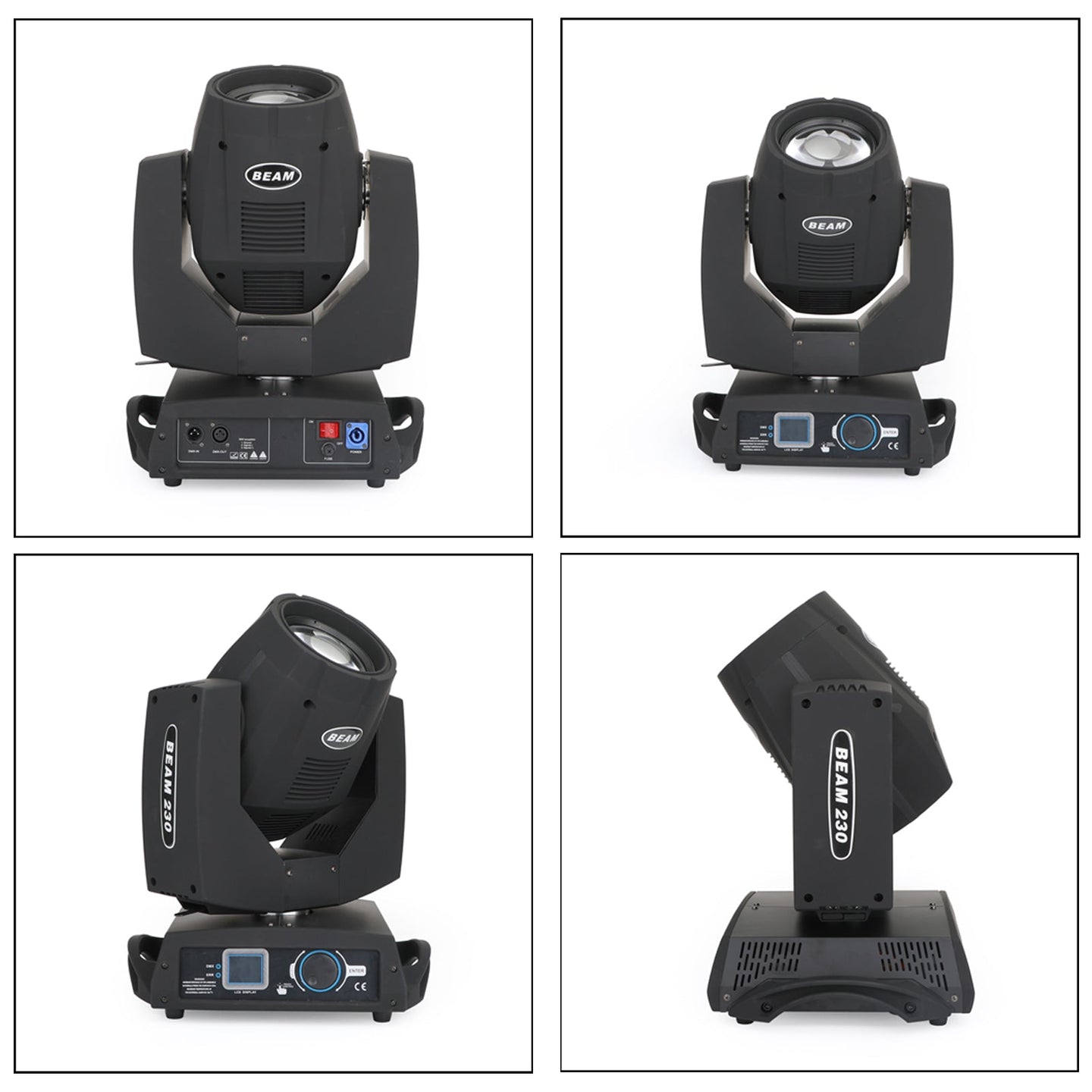 230W 7R Zoom Moving Head Beam Sharpy Light 8 Prism Strobe DMX 16Ch Party US