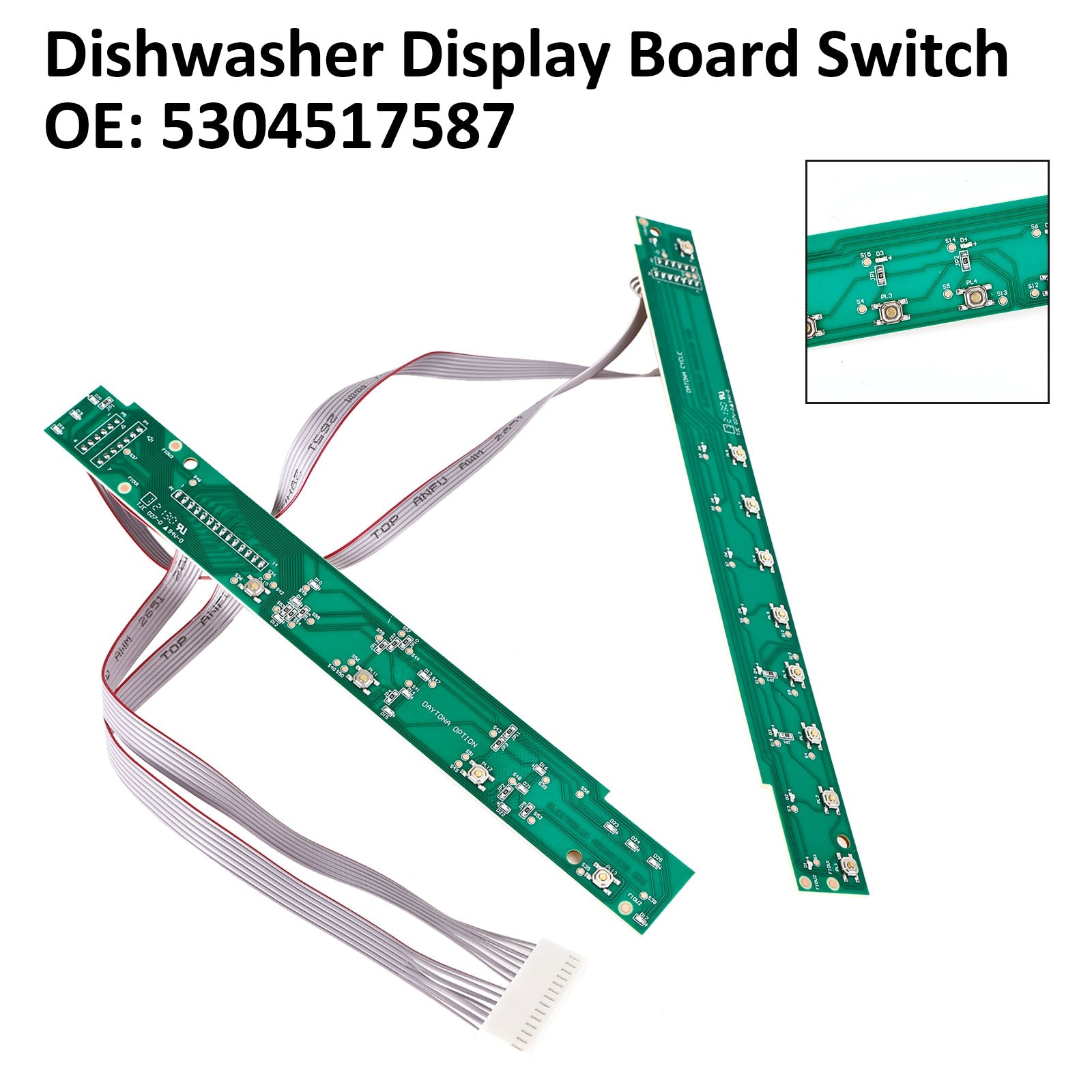 5304517587 Dishwasher Display Board Assembly, Fits Electrolux, Frigidaire, Kenmore, Whirlpool & More