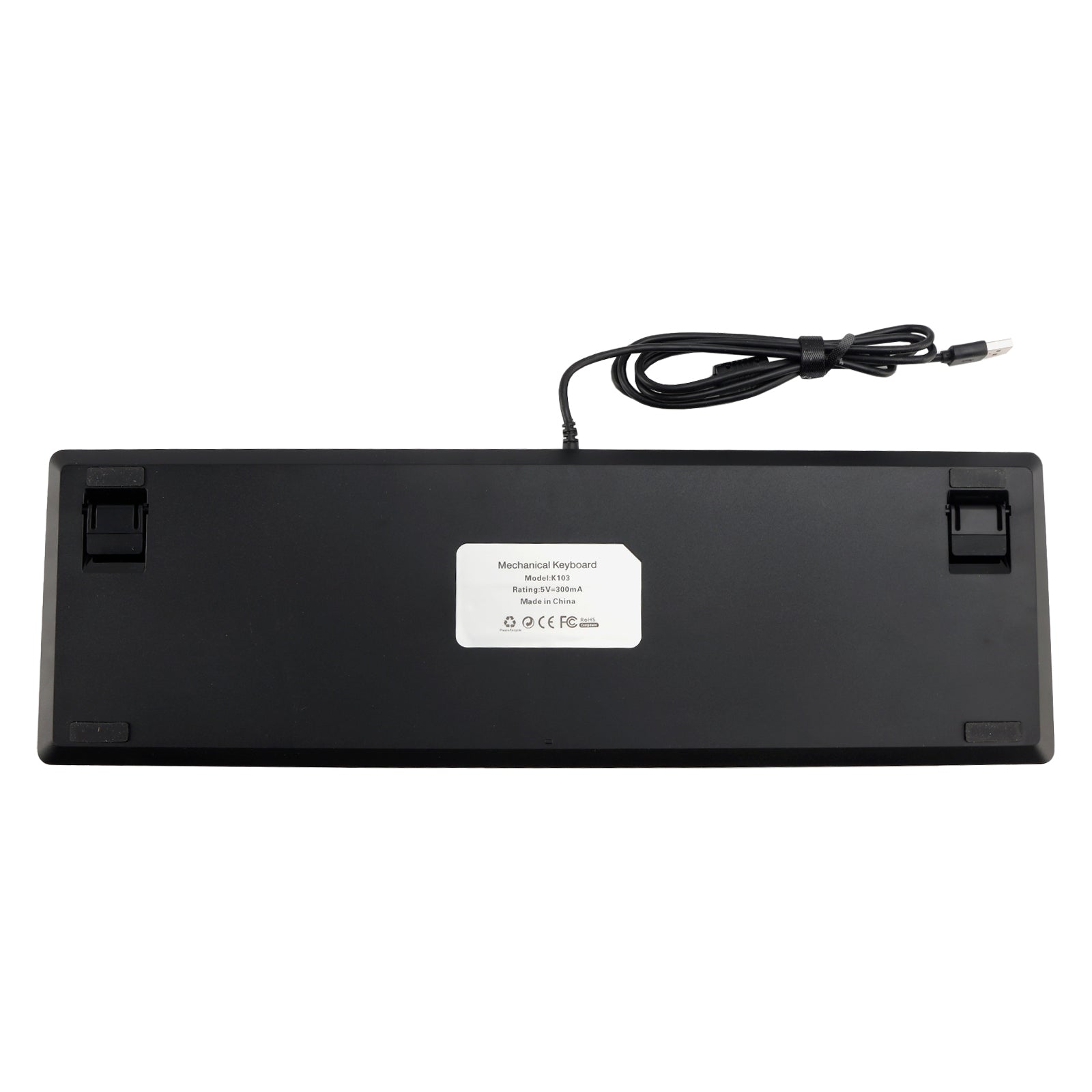 104Key Wired Mechanical Linear Switch Gaming Keyboard Hot-Swappable Customizable