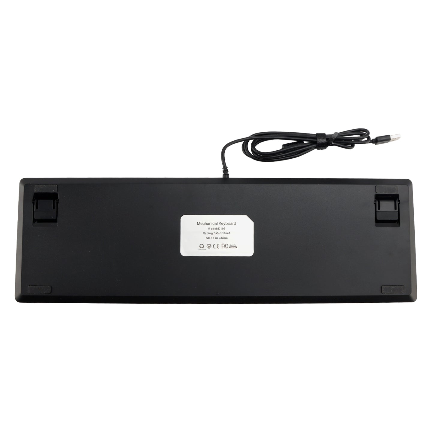 104Key Wired Mechanical Linear Switch Gaming Keyboard Hot-Swappable Customizable