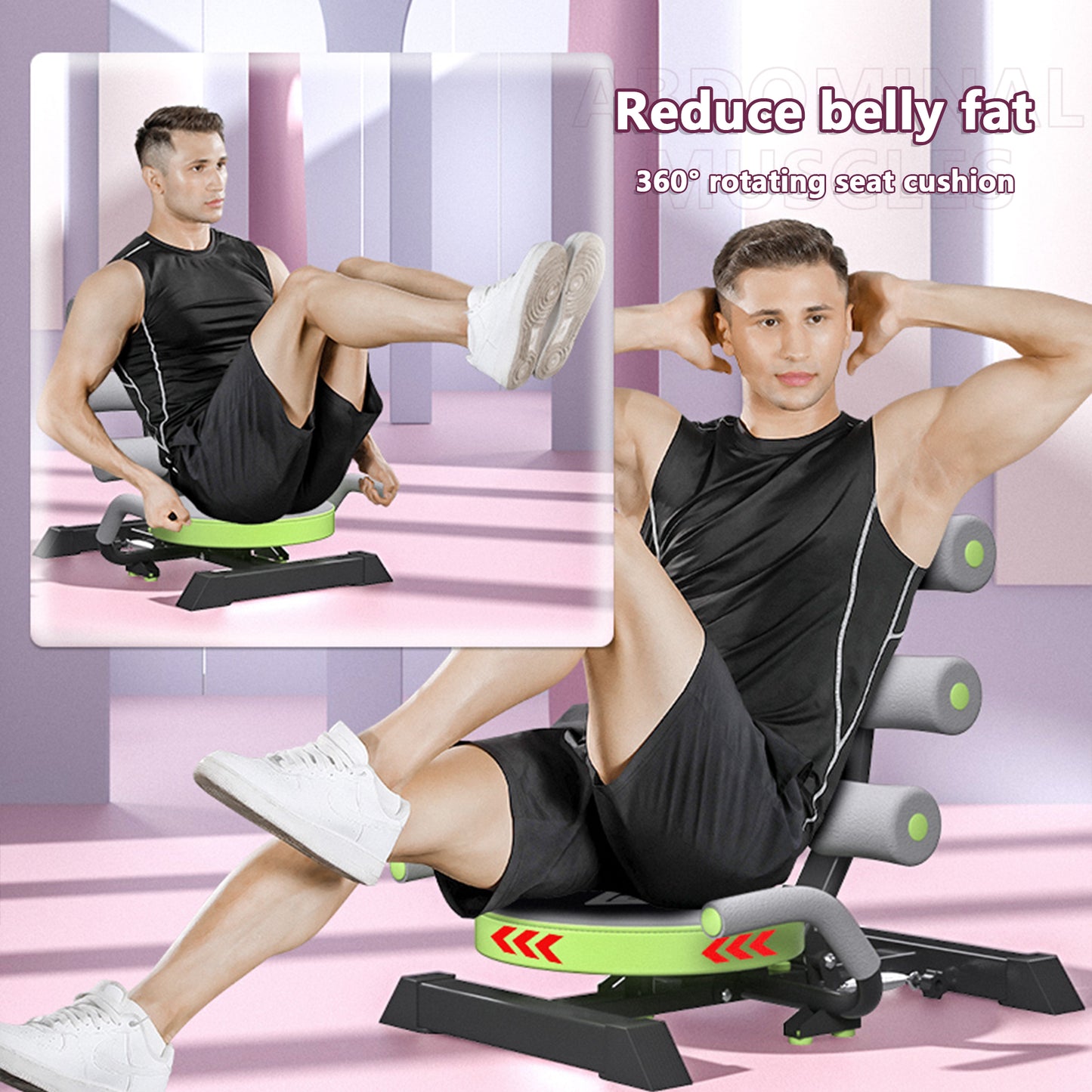 Ab Machine Sit Up Bench Abs Exerciser EquipmentAbdominal Portable Workout Crunch Core Fitness Workout Gym Fitness Machine (Copy)