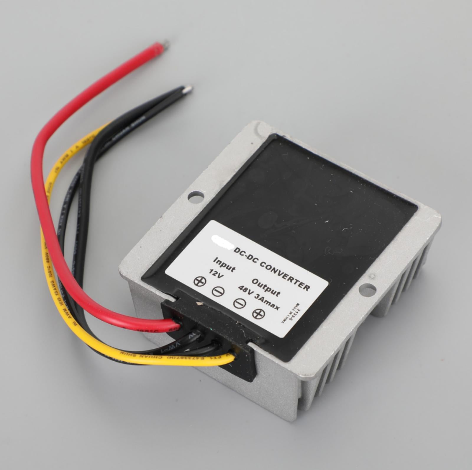 DC-DC 12V-48V 3A 145W Step Up Car Power Supply Converter Regulator Waterproof
