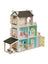 3Story Wooden Lighting Doll House With Balcony 20 Accessories Toy For 3+Year Kid