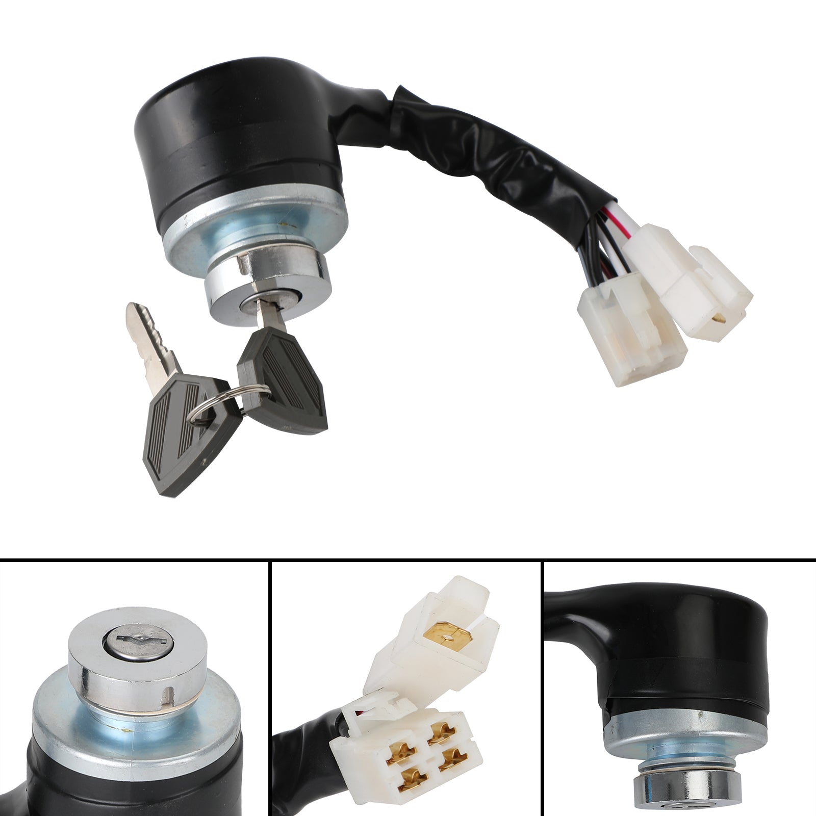 Ignition Switch W/2 Keys Fits John Deere Tractor 194155 198360-52160 UE