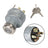 Ignition Switch with 2 Keys for John Deere 2000-8000 Series Tractors, Replaces AR58126