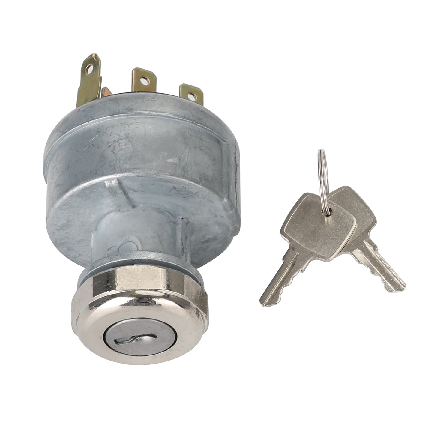 Ignition Switch with 2 Keys for John Deere 2000-8000 Series Tractors, Replaces AR58126