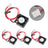 4Pcs Brushless Cooling Blower Fan 12V 0.06A 2006 20x20x6mm Sleeve 2 Pin Wire