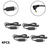 4PCS USB Charger Cable Fit for BaoFeng UV5RE UV-5R