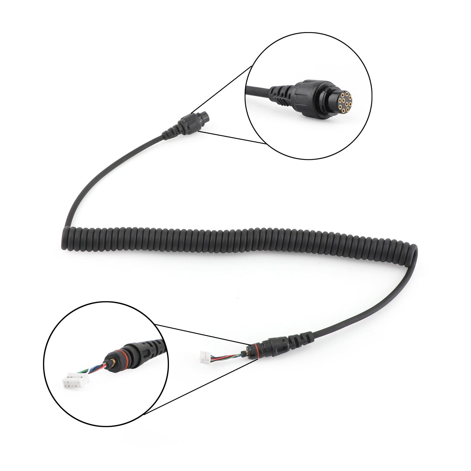 10 Pin Spare Cable Fit for SM16A1 Hytera MD780/G 782V 782U RD982U RD982V MD680