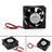 4Pcs DC Brushless Cooling Fan 24V 0.15A 6025S 60x60x25mm 2 Pin CUP Computer Fan