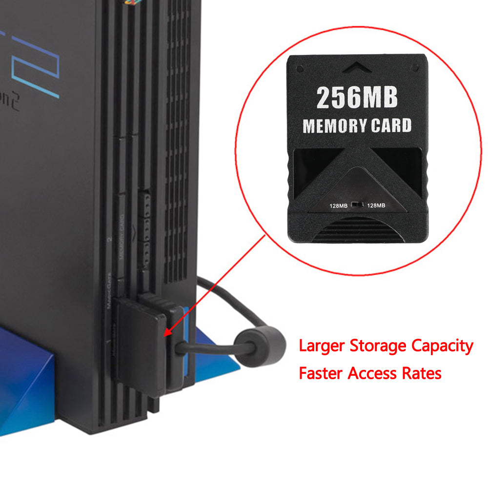 256MB Megabyte Memory Card fit for Sony PS2 Slim Game Data Console