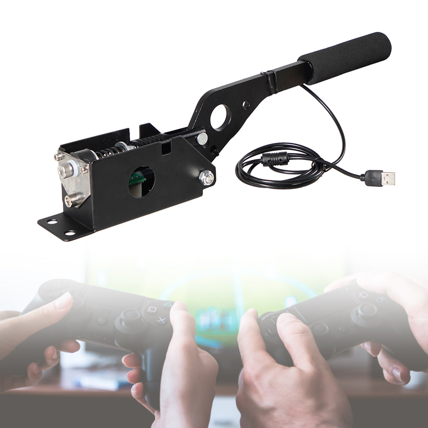 USB Handbrake SIM w Clamp for G25/27/29 T500 Fanatec/OSW/Dirt Rally Racing Games