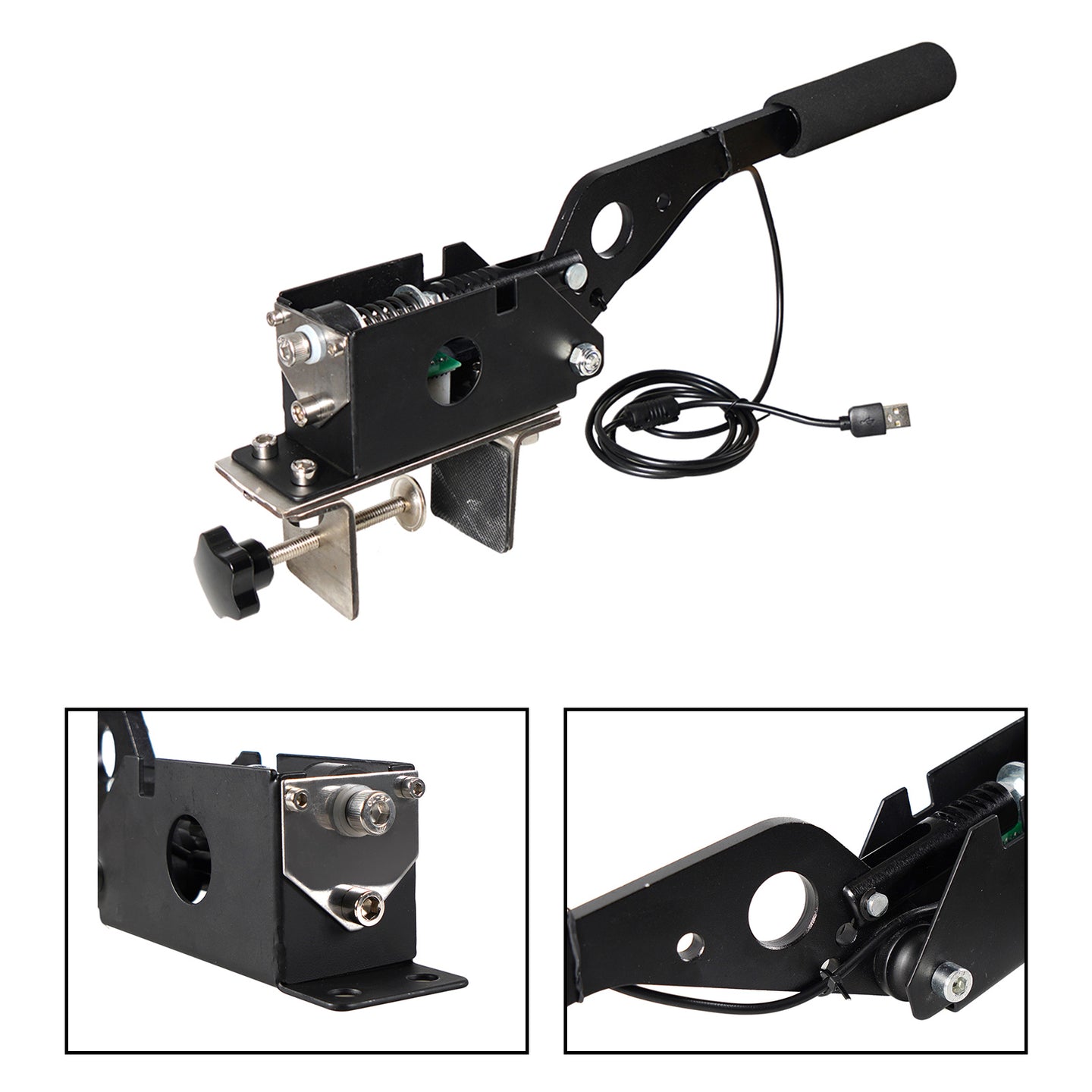 USB Handbrake SIM w Clamp for G25/27/29 T500 Fanatec/OSW/Dirt Rally Racing Games