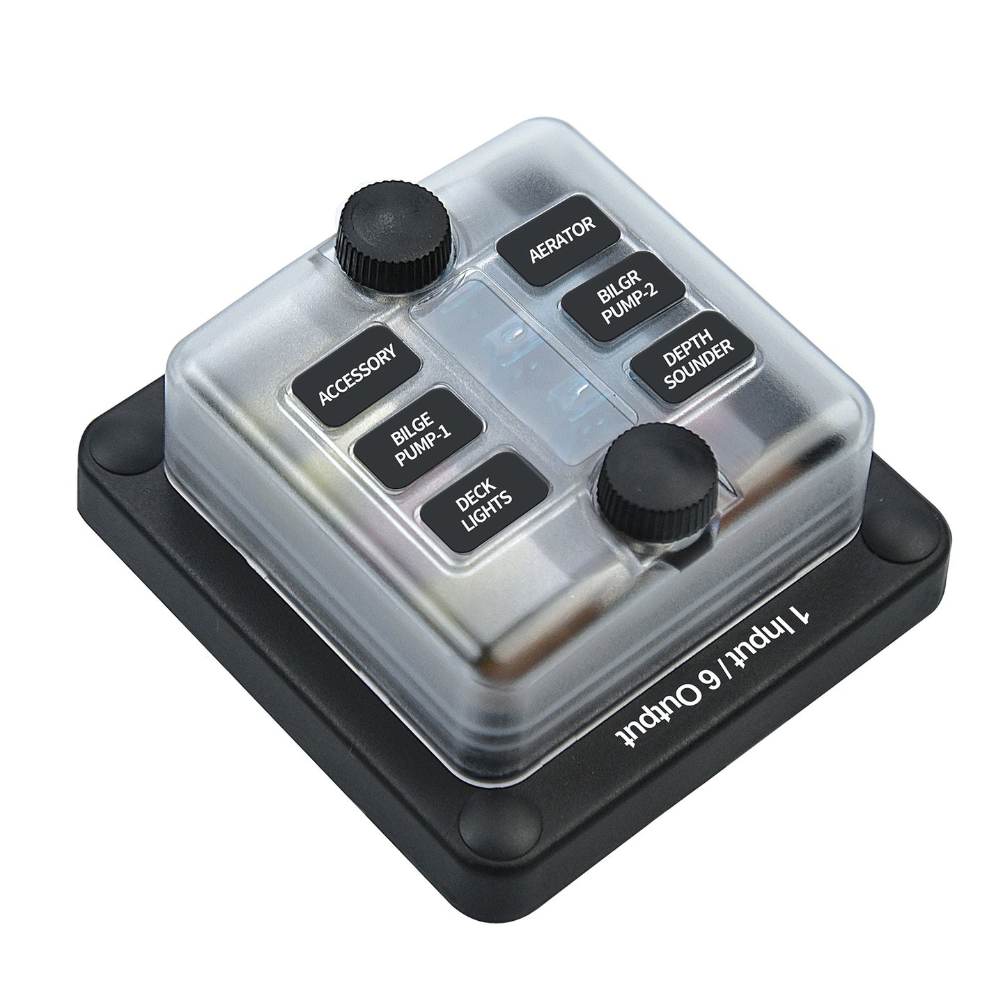 6-Way One in Six out Blade Fuse Box Block Holder ATO ATC for Car Marine Boat RV