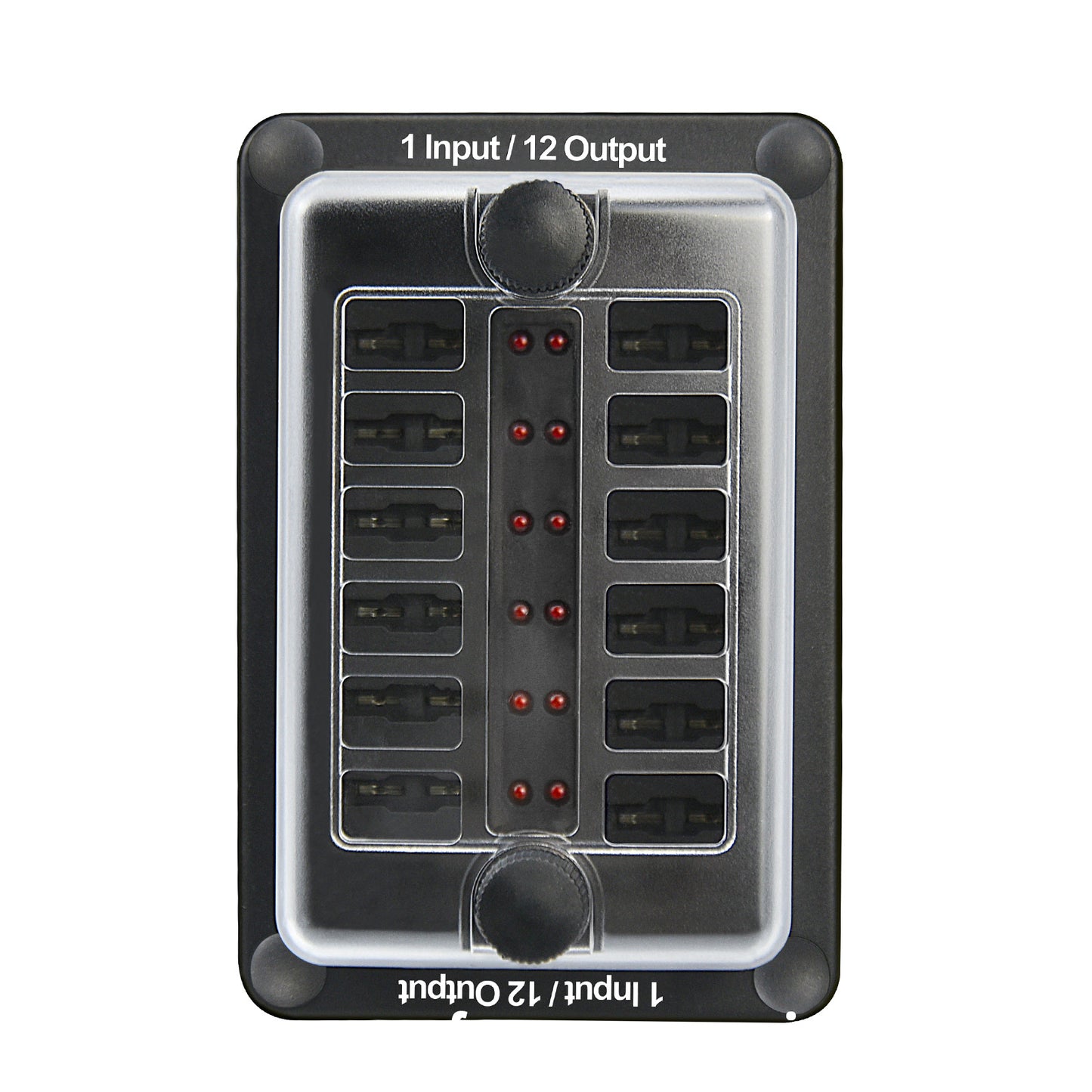 12-Way One in Twelve out Blade Fuse Box Block Holder ATO ATC for Car Marine Boat