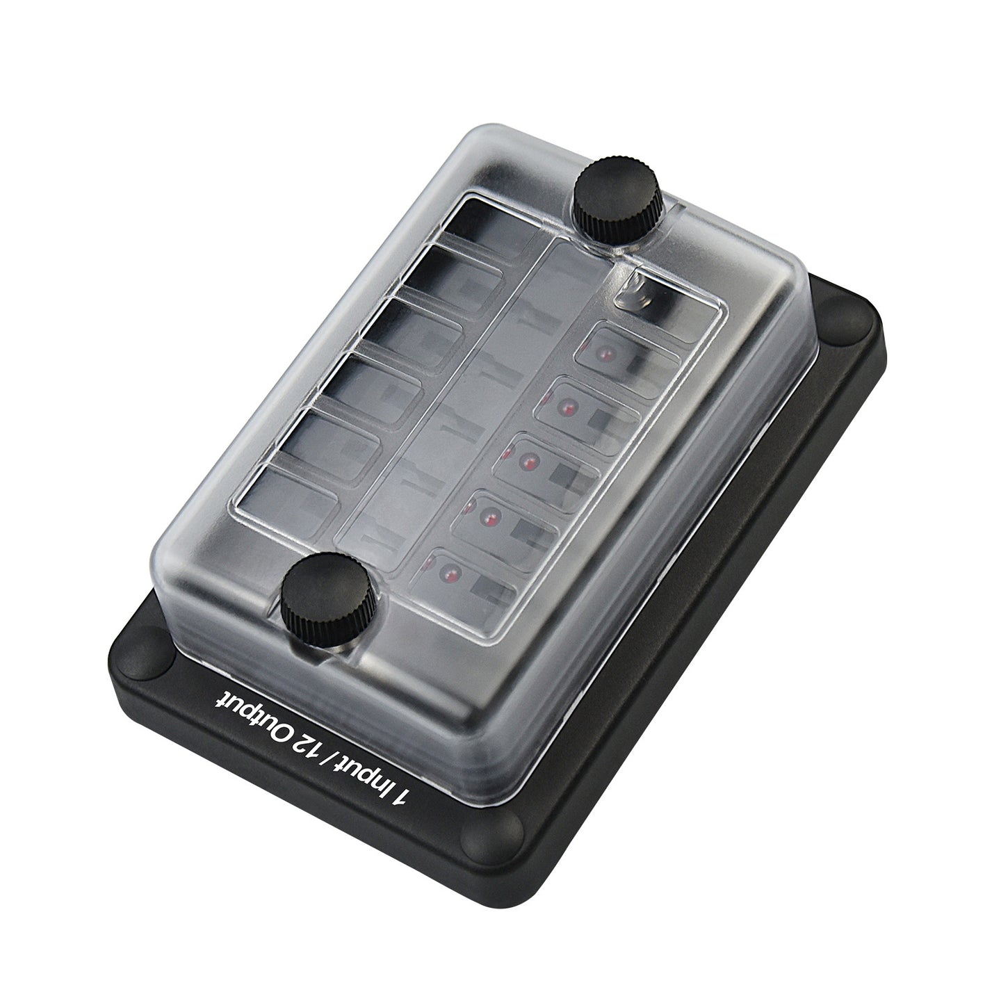 12-Way One in Twelve out Blade Fuse Box Block Holder ATO ATC for Car Marine Boat