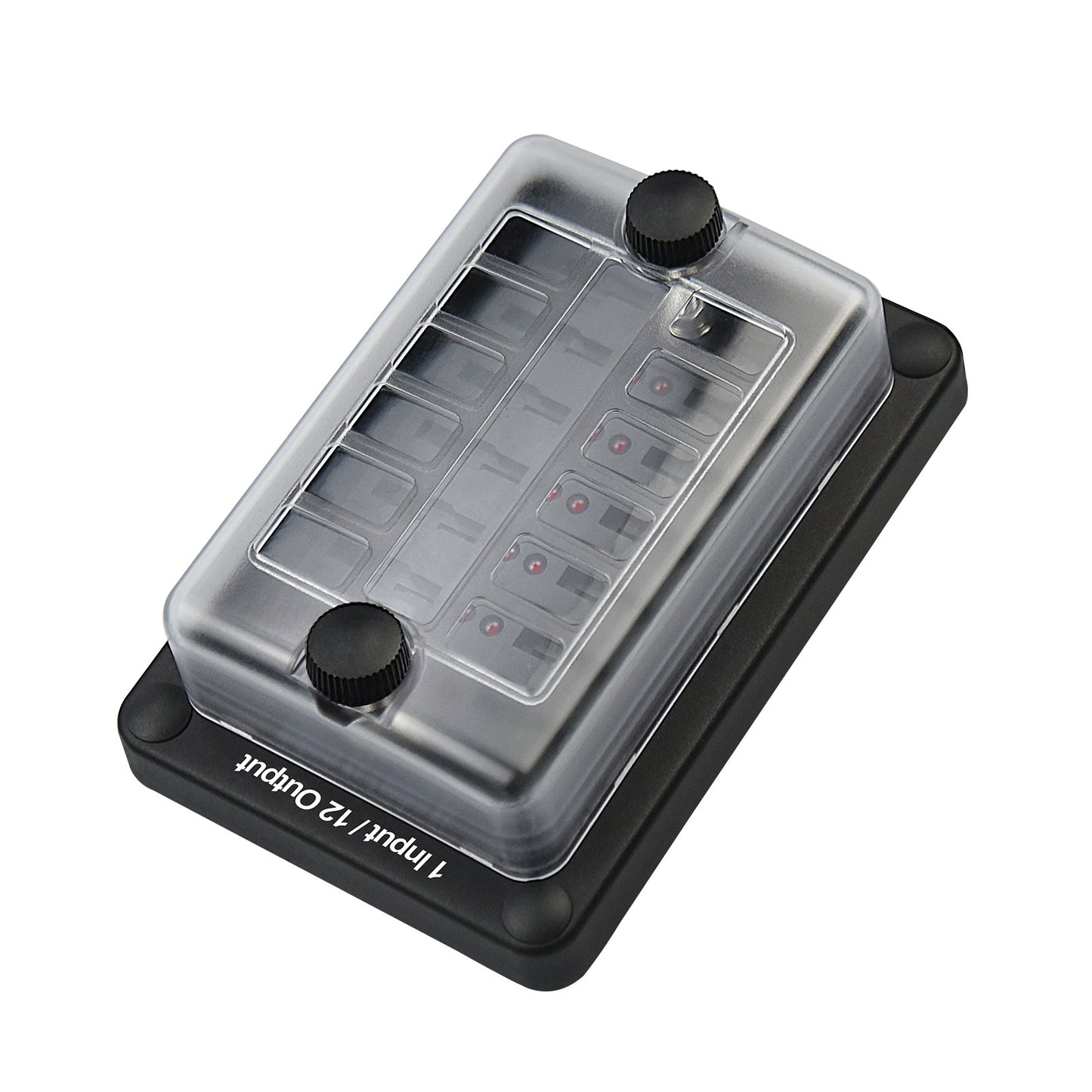 12-Way One in Twelve out Blade Fuse Box Block Holder ATO ATC for Car Marine Boat