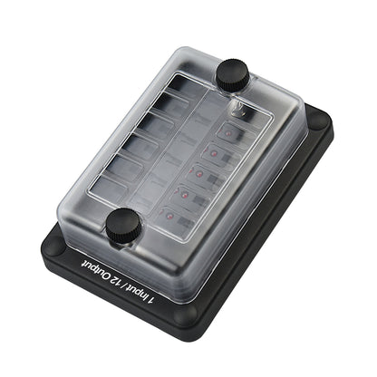 12-Way One in Twelve out Blade Fuse Box Block Holder ATO ATC for Car Marine Boat