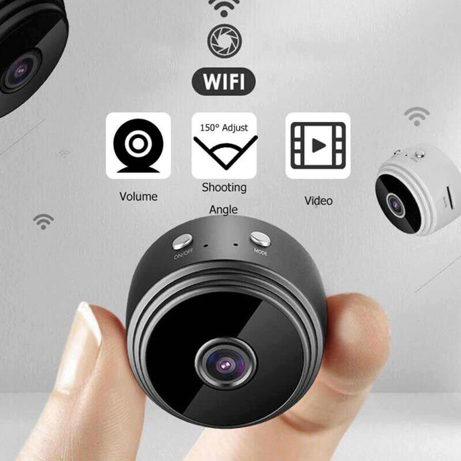 Mini Wireless Camera Wifi IP Home Security DVR Night Vision HD 1080P