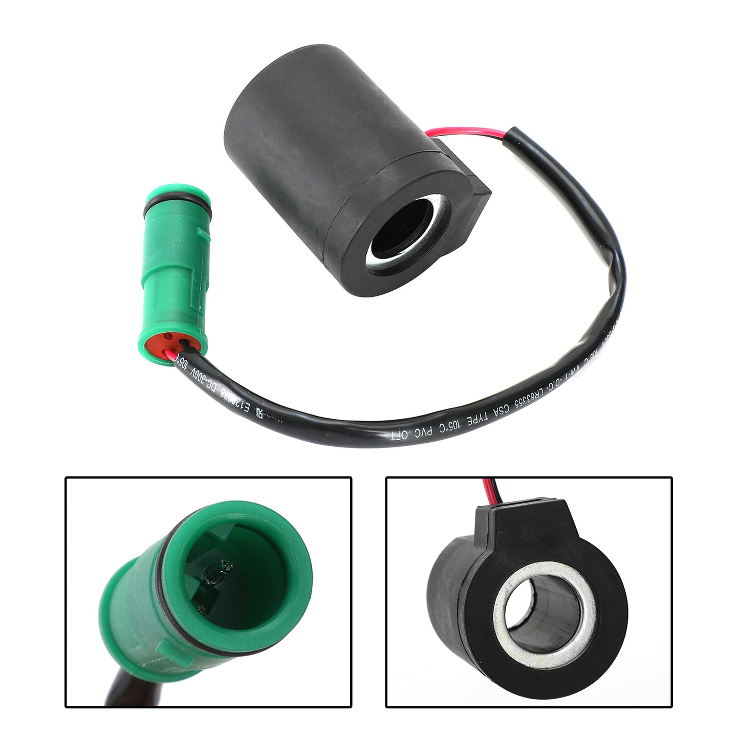 24V 14527267 Solenoid Valve Coil For Volvo Excavator Ec140 Ec160 Ec210 Ec240
