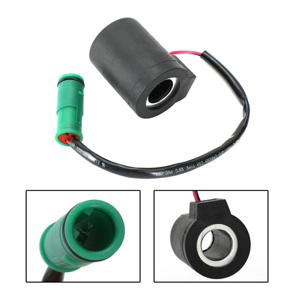 24V 14527267 Solenoid Valve Coil For Volvo Excavator Ec140 Ec160 Ec210 Ec240