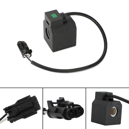 1Pcs 24V Dc Solenoid Valve Coil Fits Hyundai R55 R210-5 R220-5 Excavator