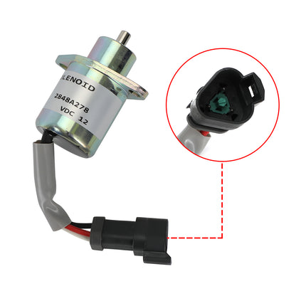 For Caterpillar Cat 216 226 236 246 Skid Steer Fuel Shut Off Solenoid 2848A278