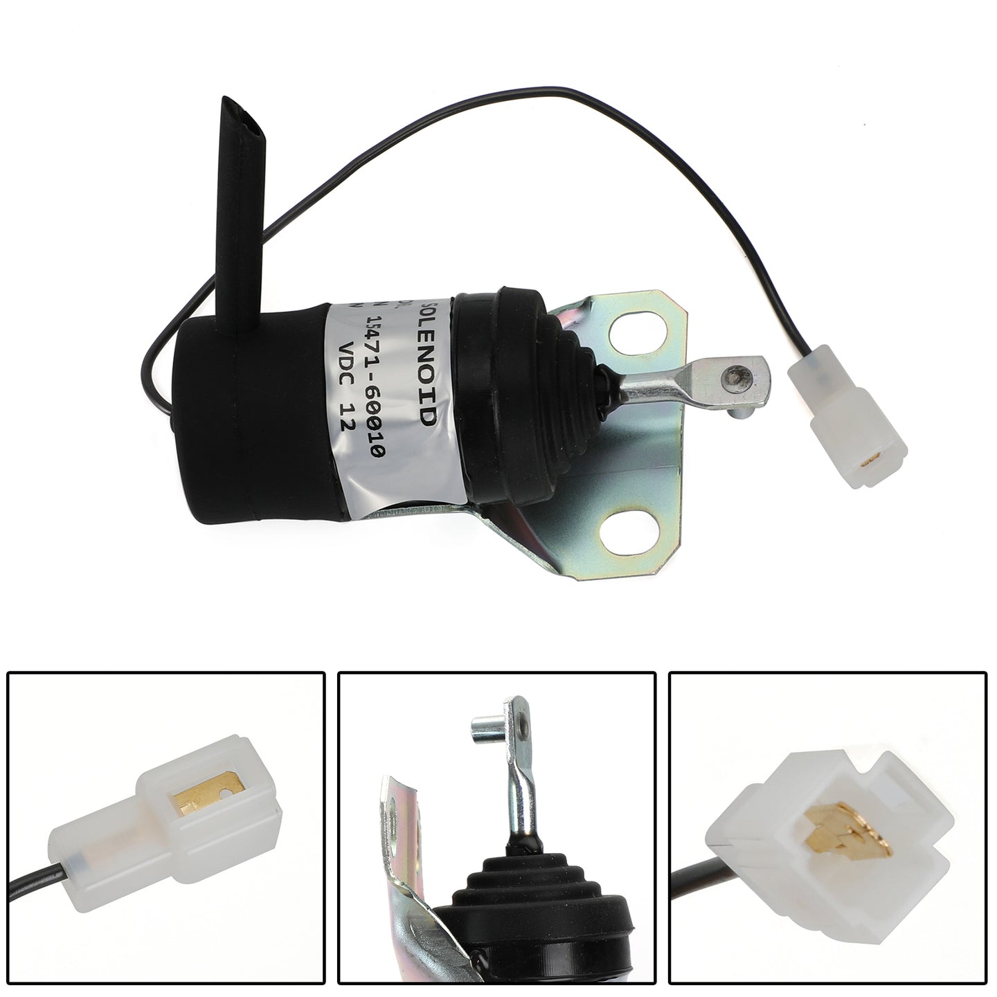 Fits For Kubota 052600-1001 052600-1000 15471-60010 Fuel Shut Off Solenoid 12V