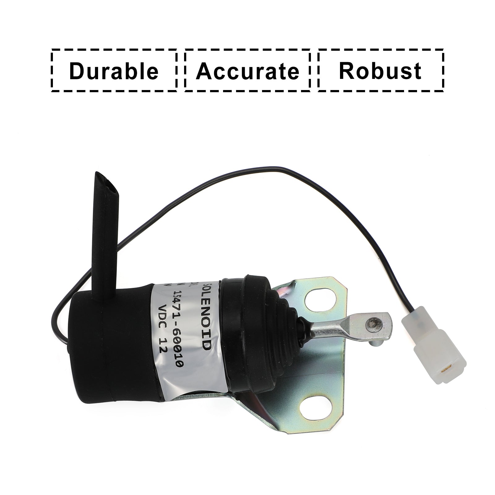 Fits For Kubota 052600-1001 052600-1000 15471-60010 Fuel Shut Off Solenoid 12V