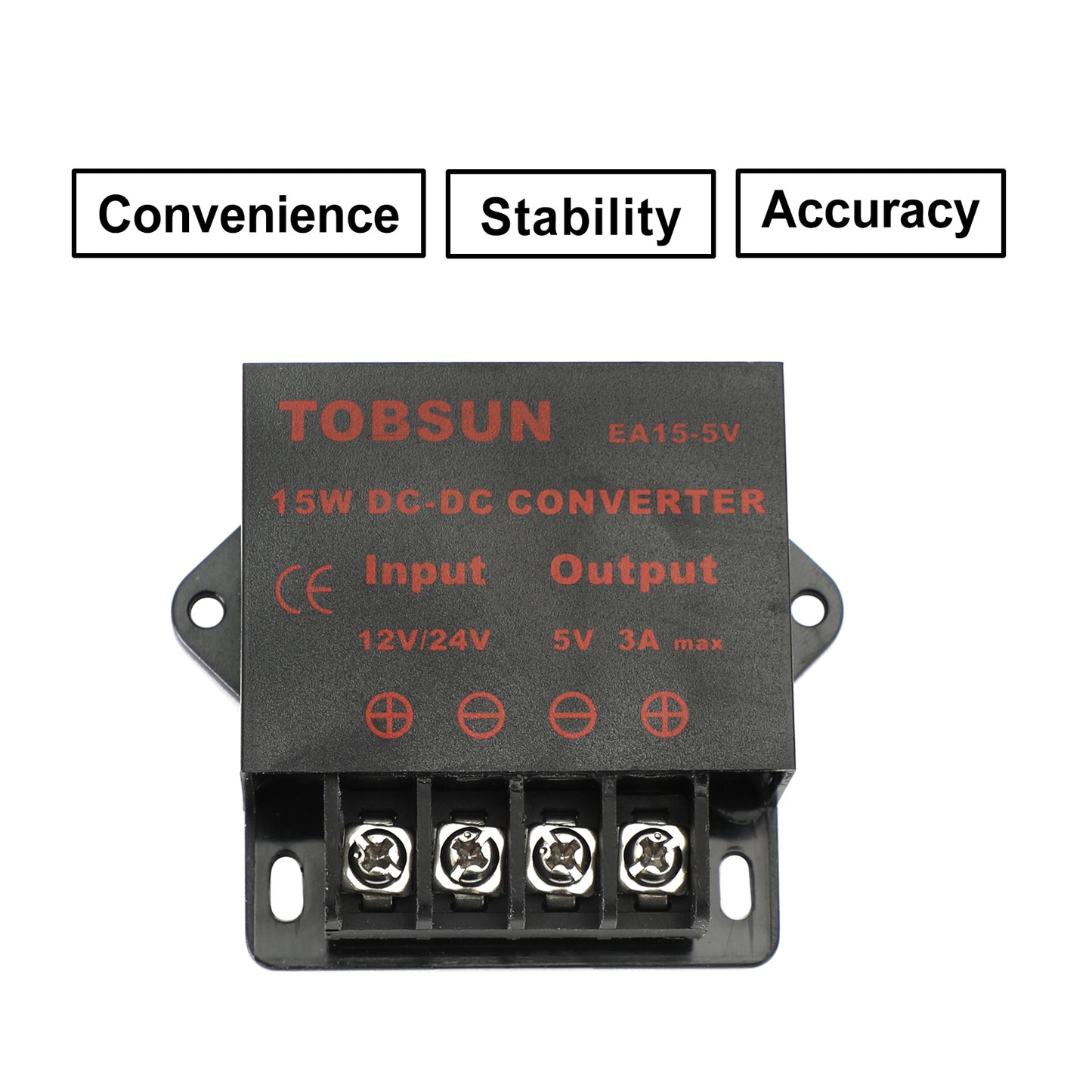 DC Voltage Regulator Buck Converter DC 12V/24V To DC 5V 3A 15W Step Down Reducer