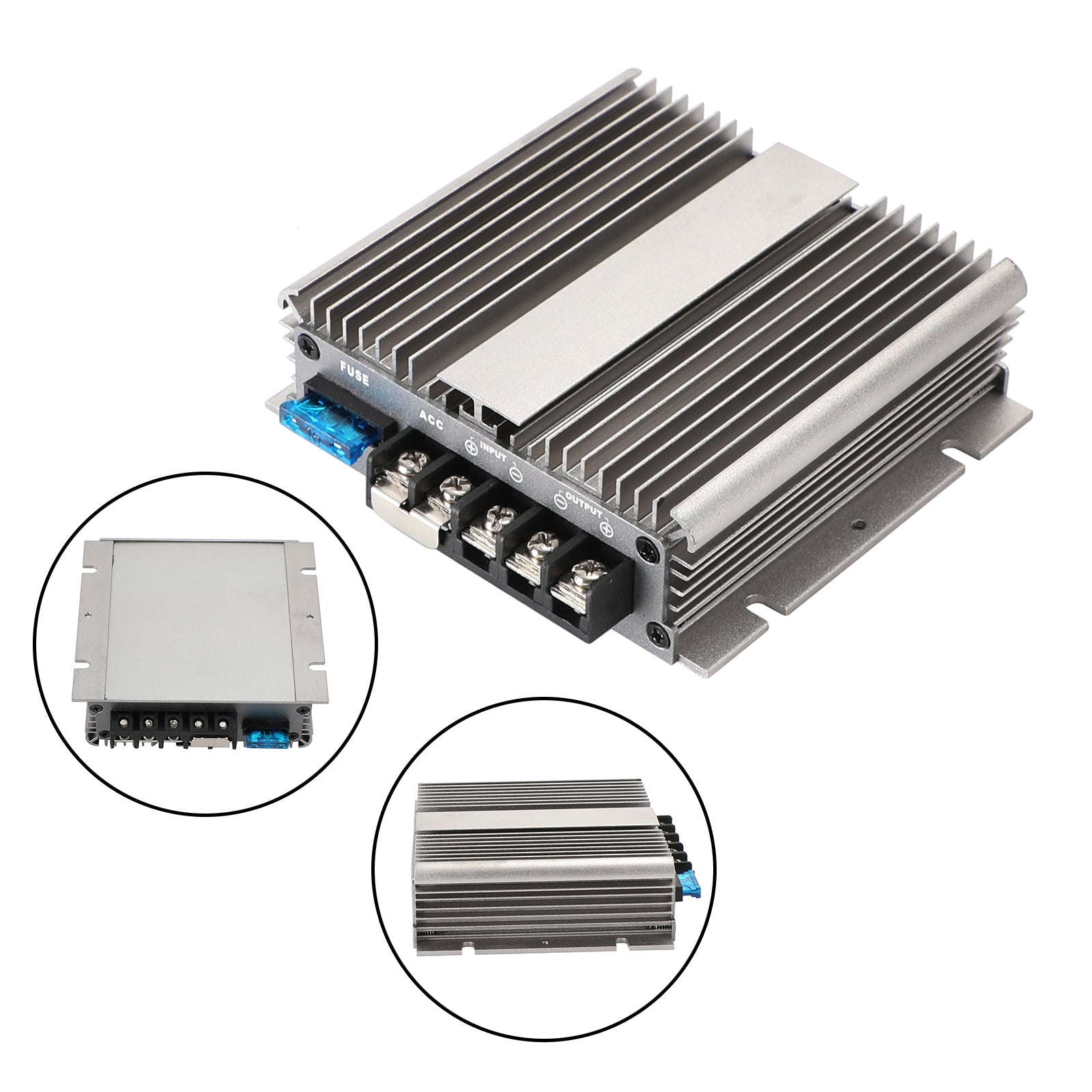 20A Waterproof DC Converter Power Supply Regulator 48/60/72V Step Down To 12V