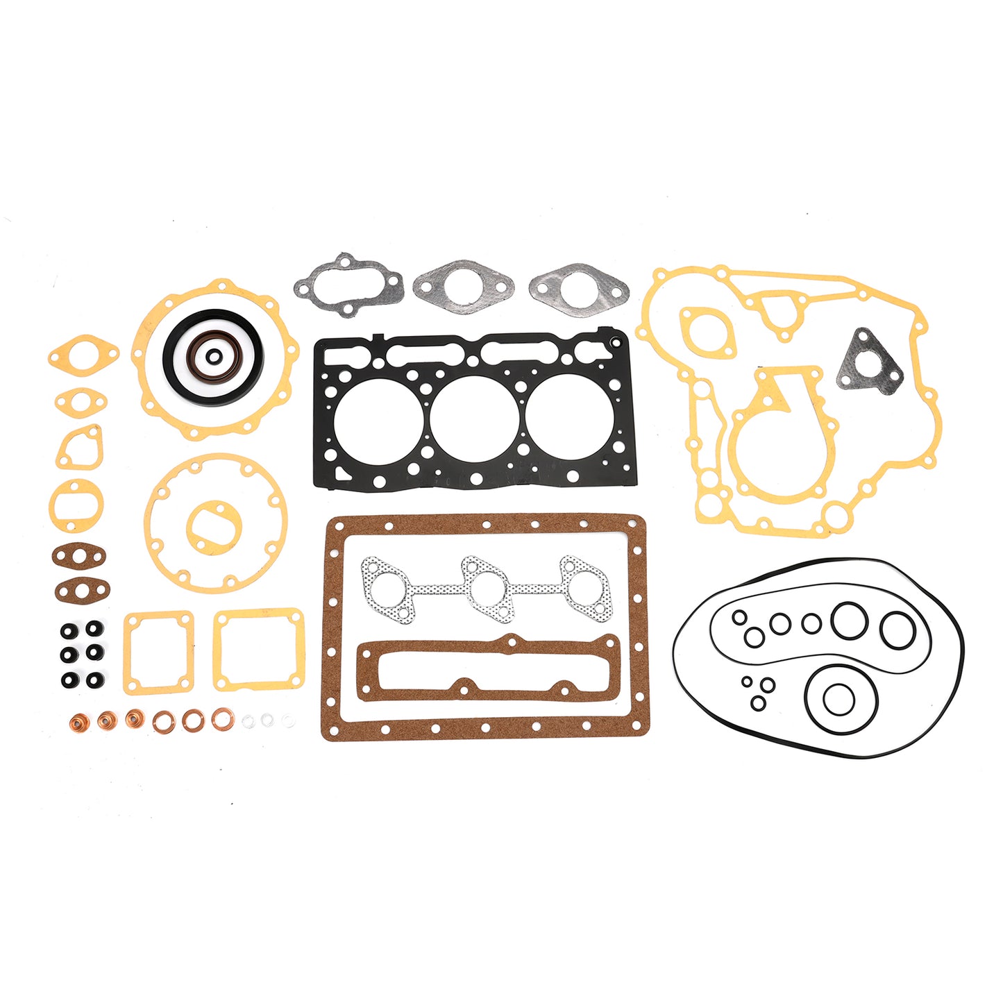Complete Cylinder Head for Kubota D1305 Engine, Fits RTV1100, ZD331, B2620, with Gasket Kit & Valves