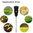 2-in-1 Soil Tester, No Batteries Required pH & Moisture Meter with 11.6" Long Probe for Garden, Lawn & Indoor Plants