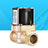 1/2" AC 220V Normally Closed Brass Electric Solenoid Valve For Water Control