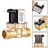 1/2" AC 220V Normally Closed Brass Electric Solenoid Valve For Water Control