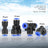 40Pcs Quick 6mm OD 1/4" Plastic Pneumatic Push Connector Air Line Fittings