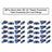 40Pcs Quick 6mm OD 1/4" Plastic Pneumatic Push Connector Air Line Fittings