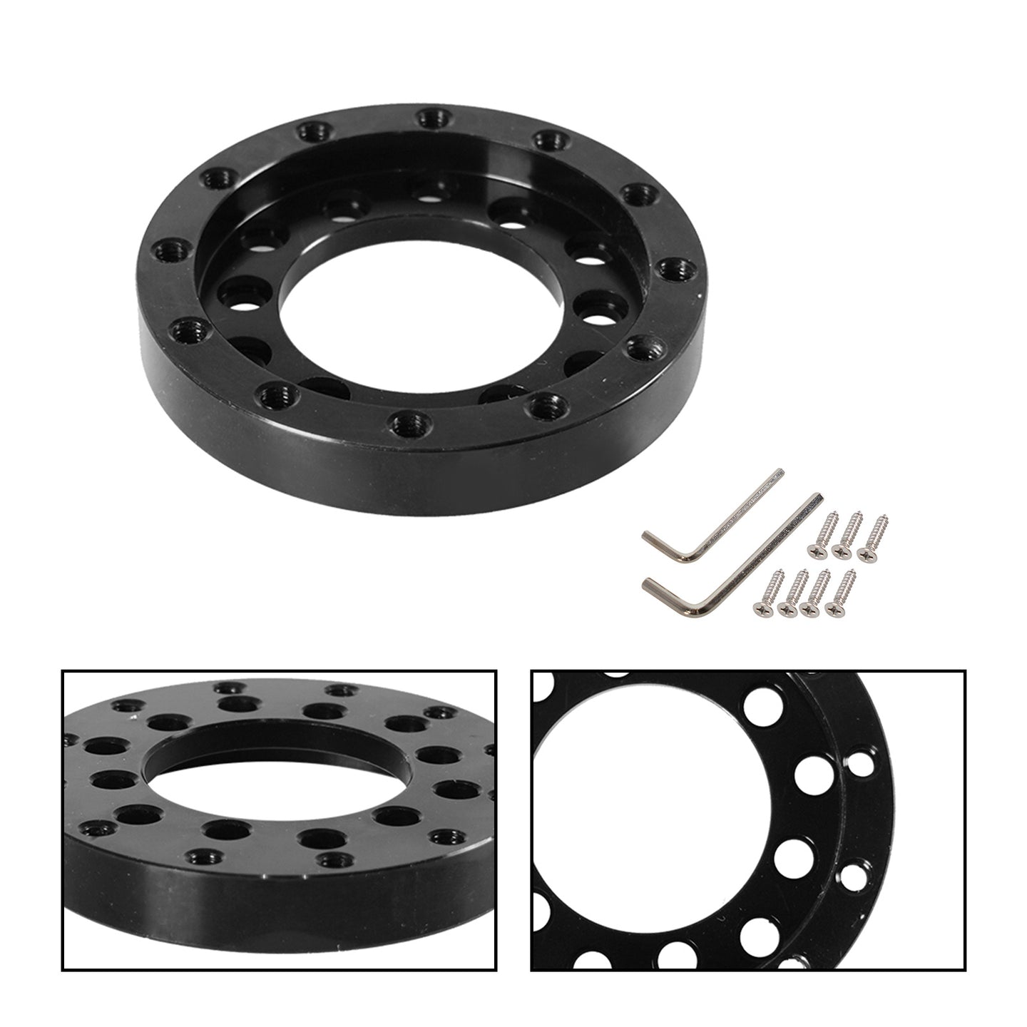 70MM Steering Wheel Adapter Plate 24 hole for Logitech G25 G27 Sparco Stock Set