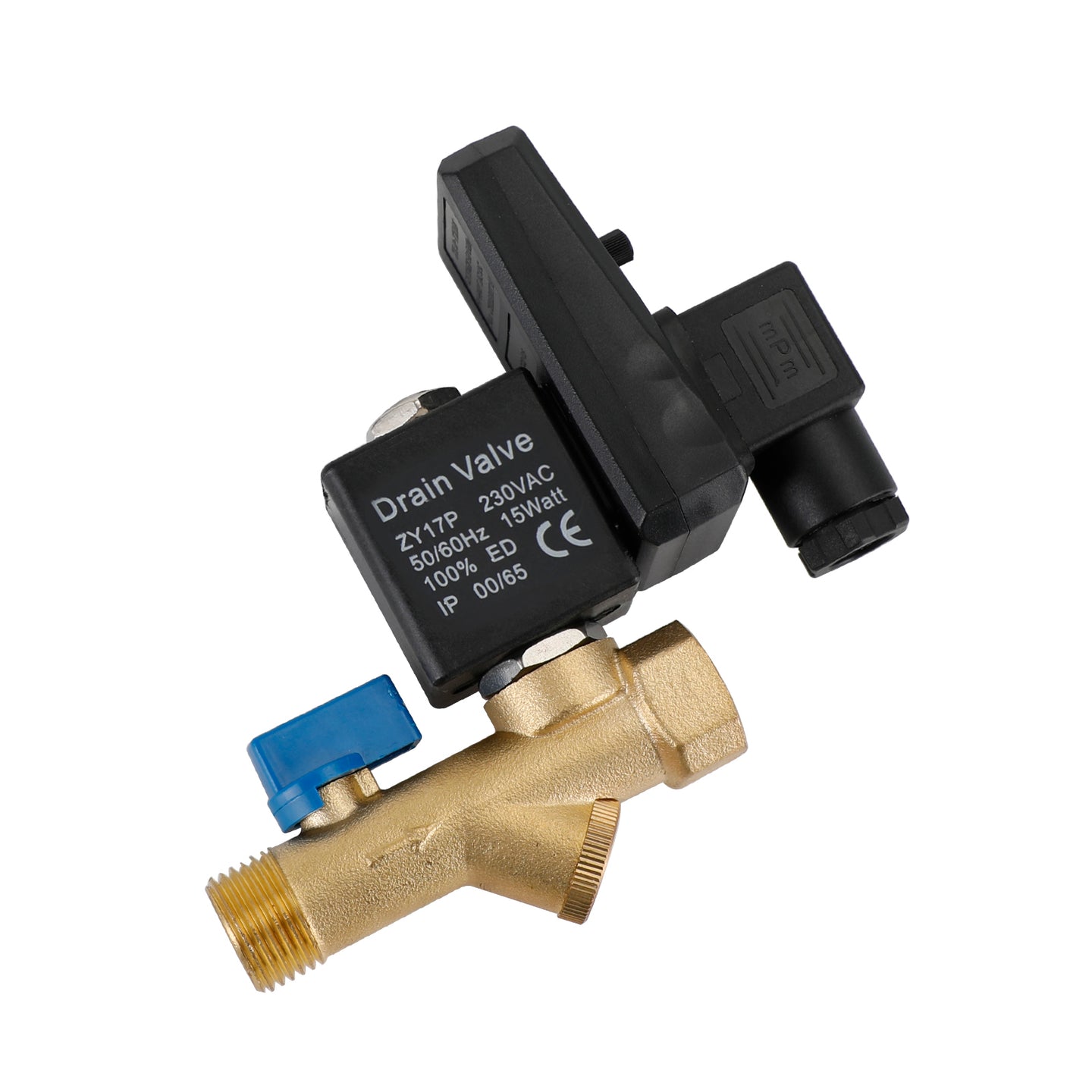 1/2" Automatic Electronic Timed Air Compressor Condensate Auto Drain Valve, AC220V / One-body Type