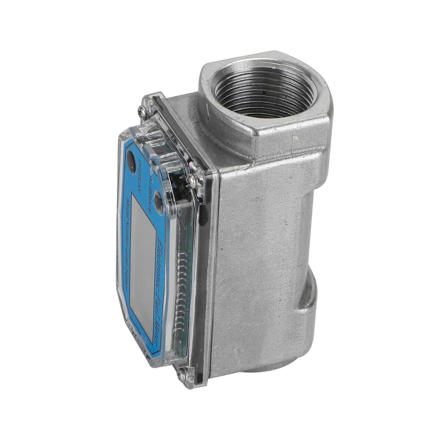 1Inch Turbine Digital Diesel Fuel Flow Meter Oval Gear Flow Gauge BSPT/NPT