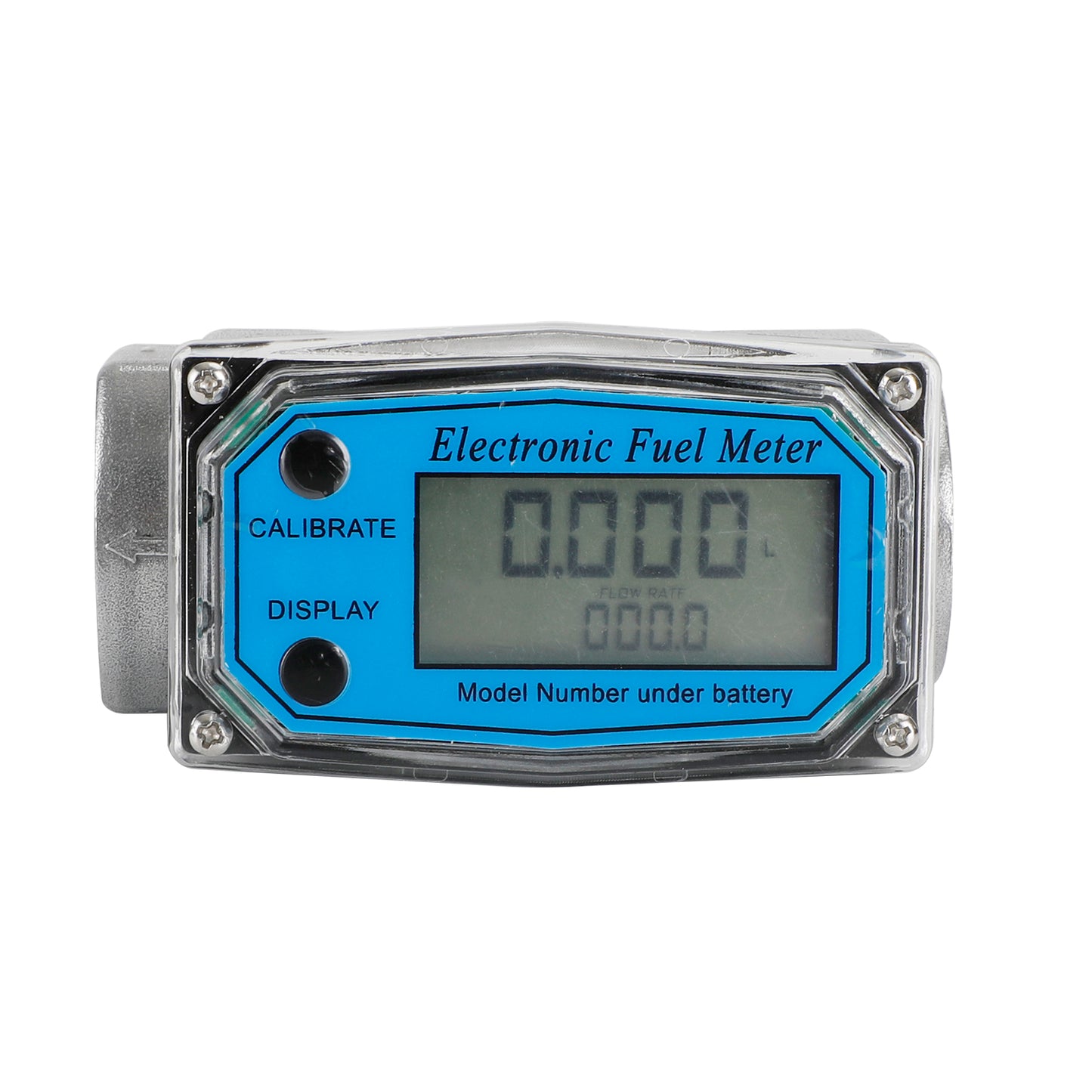 1Inch Turbine Digital Diesel Fuel Flow Meter Oval Gear Flow Gauge BSPT/NPT