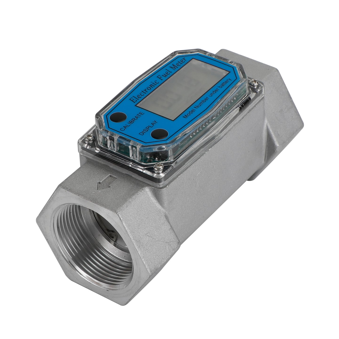 1.5Inch Turbine Digital Diesel Fuel Flow Meter Oval Gear Flow Gauge BSPT/NPT