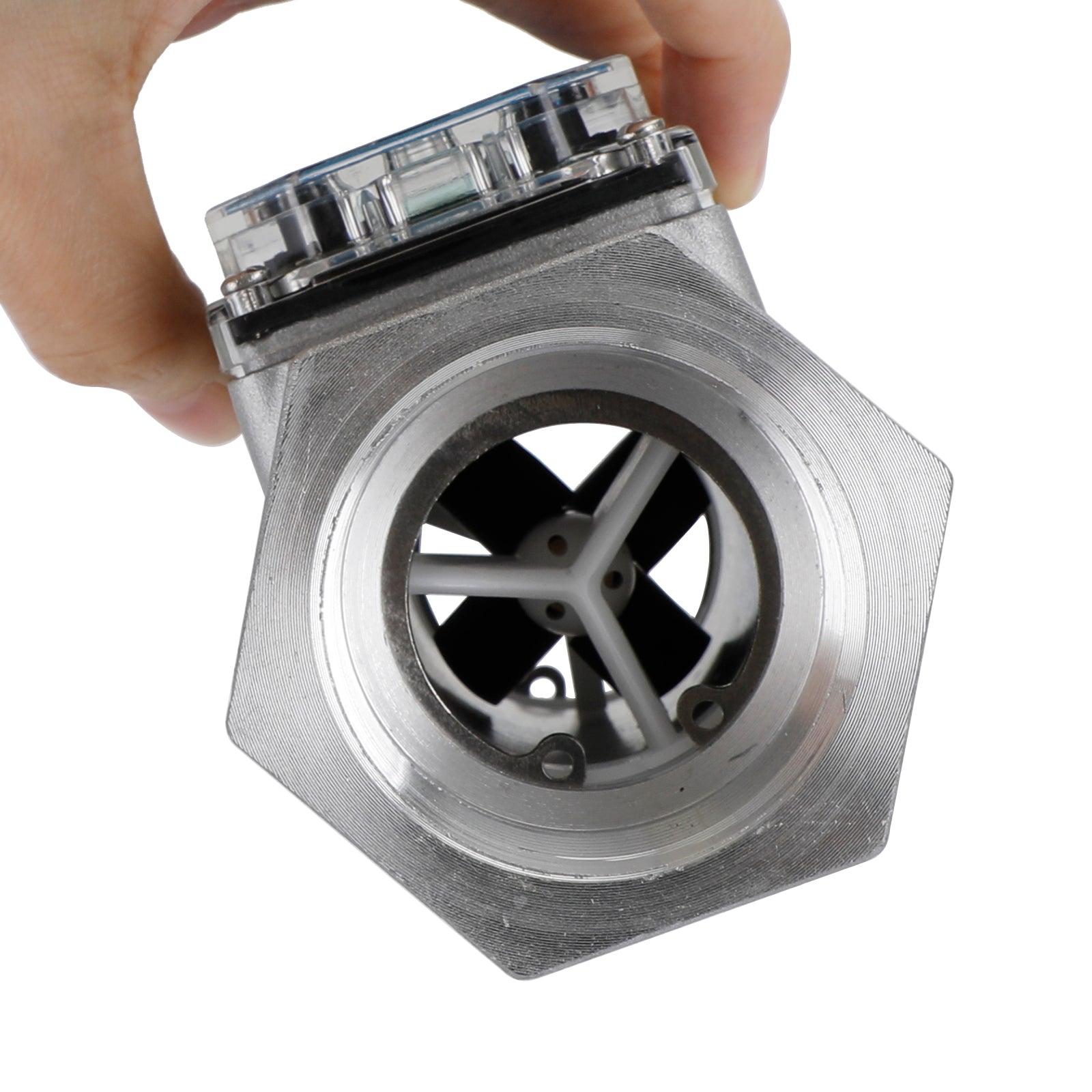 1.5Inch Turbine Digital Diesel Fuel Flow Meter Oval Gear Flow Gauge BSPT/NPT
