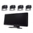 10.36inch Monitor DVR Driving Video Recorder Key for RV Truck Bus + 4 Backup Camera
