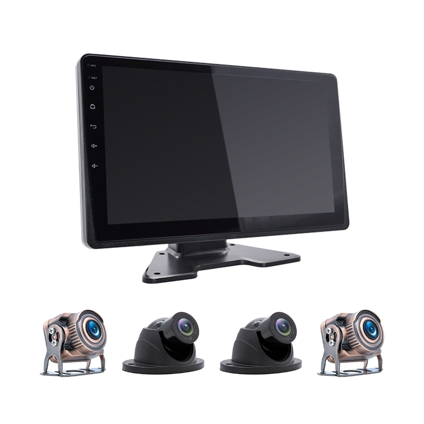 10.1inchMonitor DVR Driving Video Recorder Touch Screen GPS for RV Truck Bus Camera