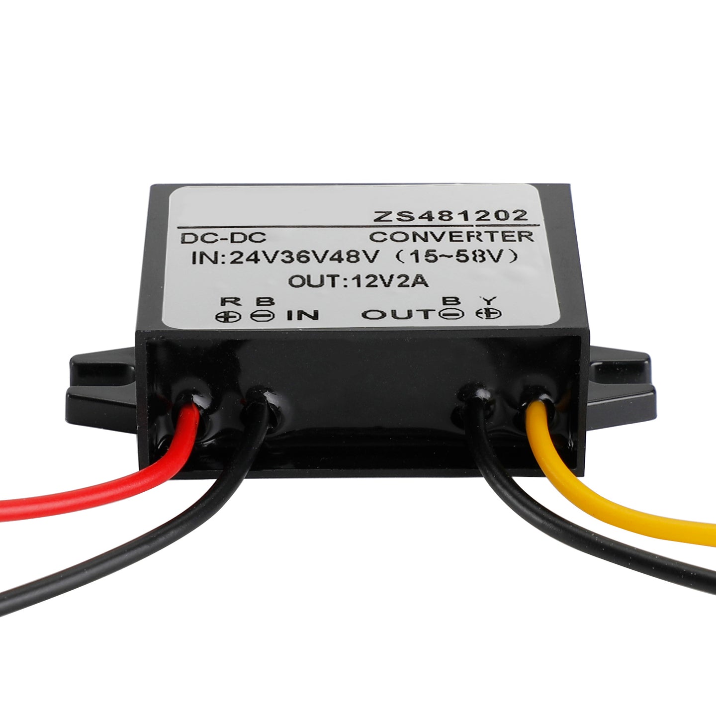 Waterproof DC-DC Converter 24V 36V 48V Step Down to 12V Power Supply Module, 2A
